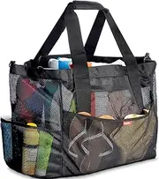[Odyseaco] Extra Large Beach Bag - Oahu Mesh Beach Tote Bag, Great XL Beach & Pool Bag for Family - Durable Oversized Beach Bag