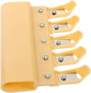 Parliky Five-line Marking Gauge Music Scribe Supply Staff Drawing Accessory Staff Scribe Drawing Tool Blackboard Music Accessory Plastic White