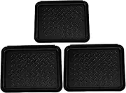 COHEALI 3pcs Boot Tray Versatile Shoe Storage for Entryway Car Trunk Kitchen Pet Feeding Easy to Clean Maintains Footwear Shape for Wet Shoes Boots
