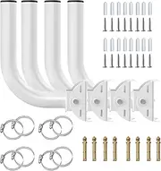 Universal Wireless Bridge Bracket Mount, Point to Point AP Access Point Client Bridge CPE for Pole and Wall-Mounted Mount for Outdoor(4 Pack)