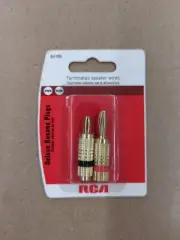 RCA DELUXE BANANA PLUGS TERMINATES SPEAKER WIRES - AH10N