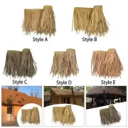 DIY Artificial Grass Thatch Roofing 20x39inch Patio Umbrella Cover Decorative