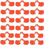 ANCLLO 100 Pack Chicken Goggles Pheasant Poultry Blinders Spectacles Anti-Pecking Eye Glasses for Chickens