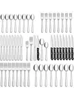 48-Piece Silverware Set with Steak Knives for 8 Stainless Steel Cutlery Set