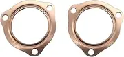 MCFPGFVKNA 2Pcs 1/2 Inch Copper Header Exhaust Collector Gaskets Reusable SBC 302 350 454 2.5 Inch Car Styling shim