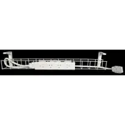 Rapidline Cable Management Basket Single Tier 4 Gpo 1 Gpo Clip 1250Mm Basket Width White