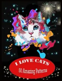 在飛比找博客來優惠-I LOVE CATS 50 Amazing Pattern