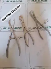 Professional Reduction Forceps Serrated Speed Lock Stainless Steel 3PC Set Offer