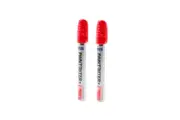 2 x Markal Red PRO LINE Marker Paint Pen - Writes On All Surfaces