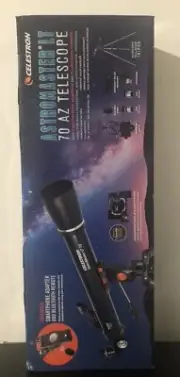 Celestron 22109-DS AstroMaster 70AZ LT Refractor Telescope Kit with Smartphone