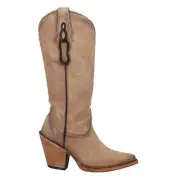 Corral Boots Embroidered Snip Toe Cowboy Womens Beige Casual Boots Z5203