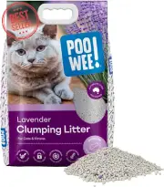 Lavender Cat Litter, 7.5kg, Long-Lasting Clumping, Odour Neutralizer