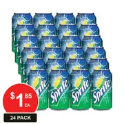 COCA COLA 375mL SPRITE 24 PACK