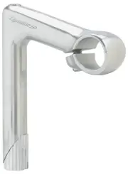 Nitto Dynamic Stem 90mm Clamp 26mm Angle -18deg 22.2-24tpi Quill Silver Aluminum