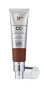 IT COSMETICS CC+ COLOR CORRECTING FULL COVERAGE CREAM DEEP NEW IN BOX 1.08 Fl Oz