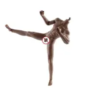1/6 Male Muscular Body Black Seamless Nude For 12" Action Figure Doll Phicen Toy