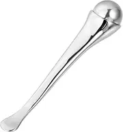HAMPPLIES Eye Cream Massage Stick with Spoon Applicator Eye Cream Scooping Tool for Under Eye Treatment Durable Beauty Tool for Skin Micro Circulation and Wrinkle Reduction