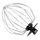 Stainless Steel Whisk Attachment Rustproof Balloon Shaped Egg Beater Attachment