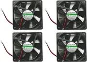 Sunon 70x70x15mm KDE1207PHV3 2Pin/2Wire 12v Low Speed Fan (4 Pack)