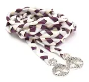 Divinity Braid Plum Silver Elvish Tree Of Life Wedding Handfasting Cord #Wedding