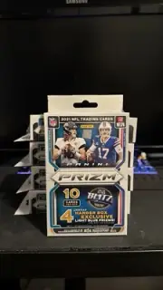 2021 Panini Prizm NFL Football Hanger Box Light Blue Prizm TARGET LOT OF 5