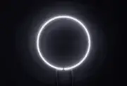 White Round Circle 12"x12" Acrylic Neon Sign Lamp Light Artwork Display LE