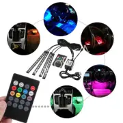 Music RGB LED Car Interior Lamp Under Dash Footwell Seats Inside Lighting USB