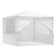 White 3x3 Event Marquee 4 Panels - Marquees Australia