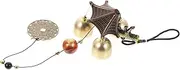 SUPVOX Metal Tiger Bell Wind Chimes Outdoor Chime Decorative Animal Wall Hanging Home Decor Wind Bell