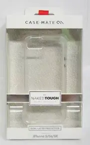 Case-Mate - Tough Naked Back Cover for Apple iPhone 5, 5s and SE - Clear