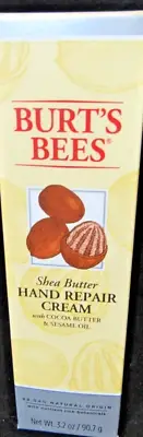 New in Box Burt's Bees Shea Butter Hand Repair Cream, 3.2 Oz Excellent!