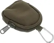 [Healeved] Keychain Bag Durable Oxford Coin Pouch for Men Waist Case Multi Compartment Organizer for Keys Coins and Earphones for Outdoor Activities