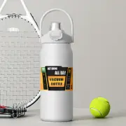 1000ml/33oz 304 Stainless Steel Portable Thermal Flask Water Bottle Cold Hot Thermos Insulated Water Bottle with Straw U