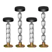 4 Pcs Adjustable Threaded Bed Frame Anti Shake Headboard Stoppers, 27-138mm