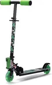 Minecraft 2 Wheel Kick Scooter with Light-Up Wheels - Foldable & Adjustable