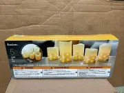 Fusion Fairy Light Multifunction Remote Control LED Candles, Gold (5 Count)