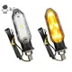 2pcs 通用 LED 摩托車轉向信號燈尾燈燈 12V IP67 防水琥珀色閃光燈指示燈閃爍器