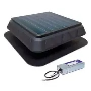 25-Watt Next-Generation Efficiency Hybrid Solar/Electric Powered Exhaust Fan