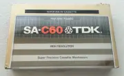 TDK SA-C60 High Bias Super Precisiono Cassette Tape