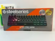 SteelSeries Apex Pro Mini HyperMagnetic Wired RGB Gaming Keyboard - Compact 60%