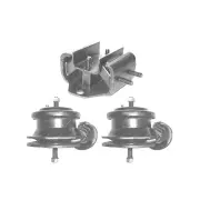 Front + Rear Engine Mount Kit for Nissan 300ZX Z32 3.0L V6 & Twin Turbo Auto Man