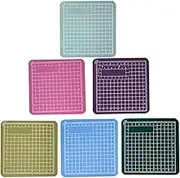 LALAFINA 6Pcs Mini Cutting Mat Professional Non Skid Craft Mats for Table Protection Self Healing Design for Sewing Scrapbooking and DIY Projects