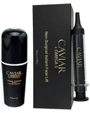 Donna Bella Caviar + Omega 3 Non-Surgical Instant Face Lift + Thermal Hydrating Serum 2pc Set