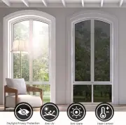 Kespen One Way Mirror Window Film Black Silver 35.4" x 6.5 Ft.--FREE SHIPPING!