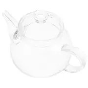 Glass Teapot with Filter Infuser Individual Clear Stovetop Boiling