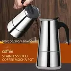 Stainless Steel Filter Mocha Coffee Pot Moka Coffee 2024 Maker F2N1