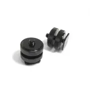 LSP 1/4" Tripod Screw, Flash Hot Shoe Mount Adapter, Camera Holder, Set of 2