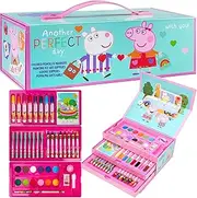 Peppa Pig Art Set, Arts and Crafts, Colouring Sets for Children, Toys (41 Piece Set, Multicolor)