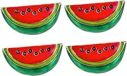 BRIGHTFUFU 4pcs Fruit Brooch Enamel Watermelon Brooch Cardigan Pin Cute Watermelon Brooch Watermelon Cardigan Clip Watermelon Pin Badge Watermelon Accessories Watermelon Breastpin Alloy