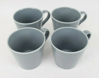 Royal Doulton Gordon Ramsay Maze Blue Mugs Dishwasher Freezer Safe Set of 4
